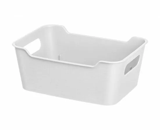 971475 - Корзина-лоток для хранения 2,4л, 23*16*9 см,Mango белый,223300229/01/ Homver (1)