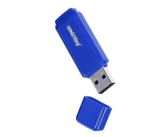 498971 - Флэш-диск (флэшка) USB 8GB Smartbuy Dock Blue (SB8GBDK-B) (1)