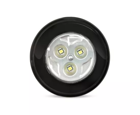757782 - Smartbuy фонарь кемпинговый SBF-133-B (3xR03) 3 св/д, черн/пласт+мет, самокл., PUSH LIGHT (отг.12шт) (1)