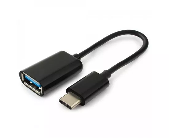 711286 - Переходник USB(A)гн. 2.0 - type C шт. OTG Cablexpert, 0,15м пакет (1)