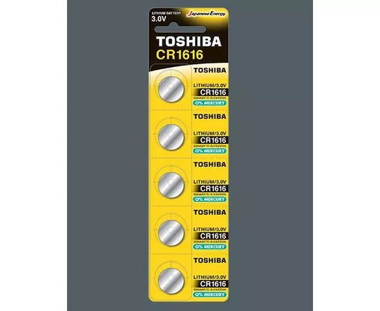 692859 - Элемент питания Toshiba CR1616 BL5 (1)