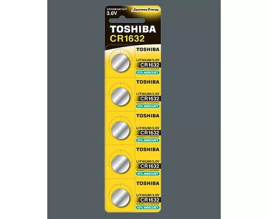 692861 - Элемент питания Toshiba CR1632 BL5 (1)