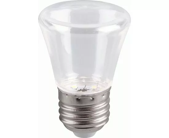 694380 - Feron Лампа колокольчик C45 E27 1W(80lm) 6400K 6K дневн. прозрачн. д/Белт Лайт 70x45, LB-372 25908 (1)