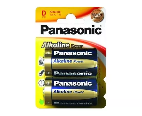 296917 - Элемент питания Panasonic Alkaline Power LR20/373 BL2 (1)