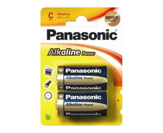 296919 - Элемент питания Panasonic Alkaline Power LR14/343 BL2 (1)