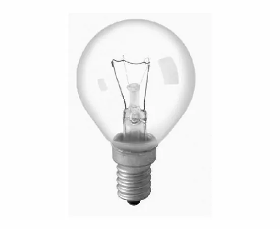 318299 - Лампа накал. Camelion D E14 60W шар прозрачная 60/D/CL/E14 (1)