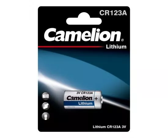 327375 - Элемент питания Camelion PHOTO CR123A BL1 (1)