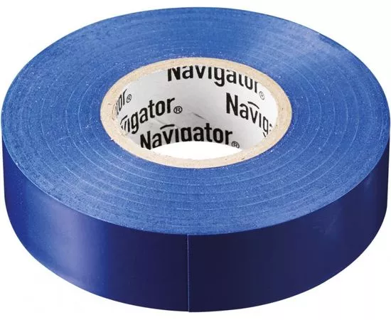 327464 - Navigator изолента ПВХ 15/10 синяя (10!) 71233 (1)