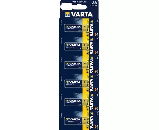 331024 - Элемент питания Varta 4106.101.486 LONGLIFE LR6/316 BL6 (отрывная лента) (1)