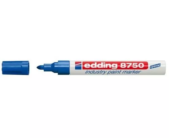 54273 - Маркер для промышленной графики EDDING-8750/3 синий мет.корп., круг 87766 (1)