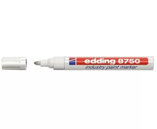 54277 - Маркер для промышленной графики EDDING-8750/49 белый мет.корп., кру 87770 (1)