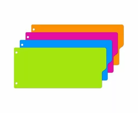 431183 - Разделитель листов полоски,пласт,12 л.,4 цвет.Attache Selection 328392 (1)