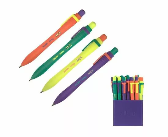 701326 - Ручка шарик. Milan Sway Mix, 1,0мм, синий, в асс., 1765741140 арт.  966878 (1)