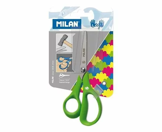 701369 - Ножницы для левшей Milan нерж сталь, 144мм, пластик,резина BWM10259 арт.  973176 (1)
