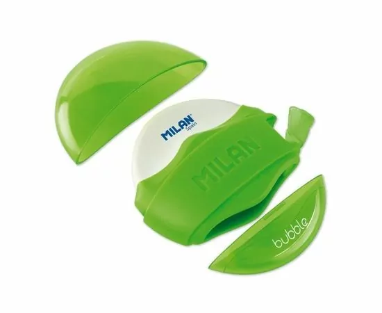 701370 - Ластик-точилка Milan BUBBLE круглая, цвет в ассорт. 4704116 арт.  973161 (1)