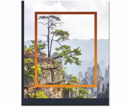 701438 - Тетрадь №1 School Nature Утес,48л. скрепка,обл.мелов.карт,выб. УФ-лак 763254 (1)