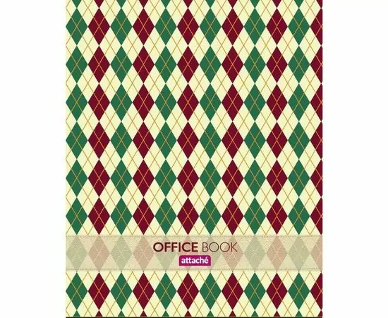 701779 - Блокнот Attache А6 80л. ламинир. обложка 7БЦ, блок клетка, SCOTLAND 686986 (1)