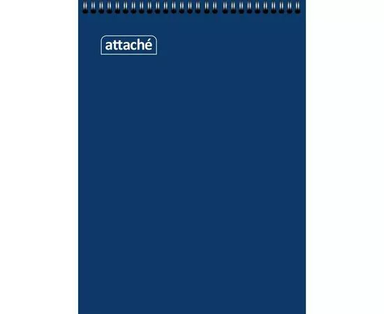 701790 - Блокнот на спирали А4 60л. Attache, синий, блок 60г, обложка 215г 650133 (1)