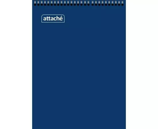 701792 - Блокнот на спирали А6 60л. Attache, синий, блок 60г, обложка 215г 650135 (1)