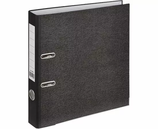 701921 - Папка регистратор 50мм с мет.уг.мрамор ч/б, в уп.10шт 855780 (1)