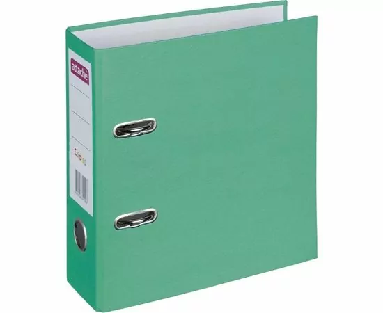 701943 - Папка регистратор Attache Colored light, формат А5, 75мм, св.зеленый 724884 (1)