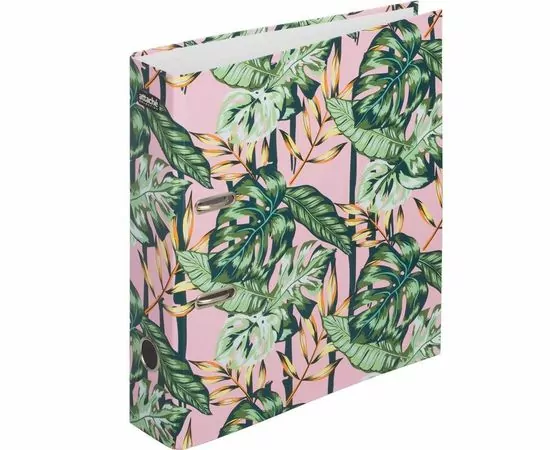 701967 - Папка регистратор Attache Selection Flamingo Jungle лам.карт,75мм 845494 (1)