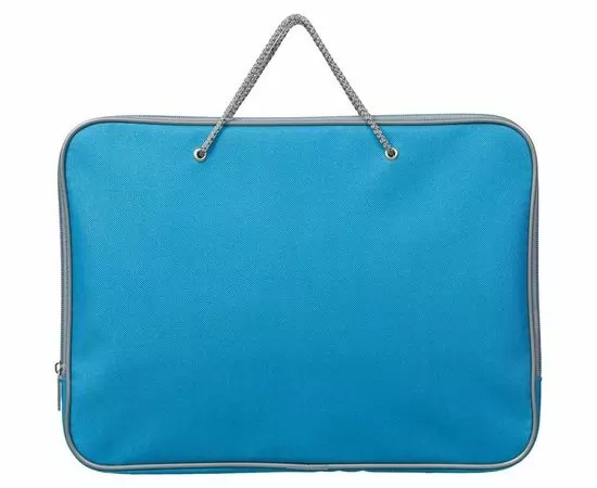 701981 - Папка на молнии с ручками офисн. А4 Attache F.L.голубой, нейлон 739830 (1)