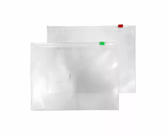 701989 - Папка конверт на молнии Папка конверт на молнии Attache Economy А4 PP 0,12мм 895356 (1)