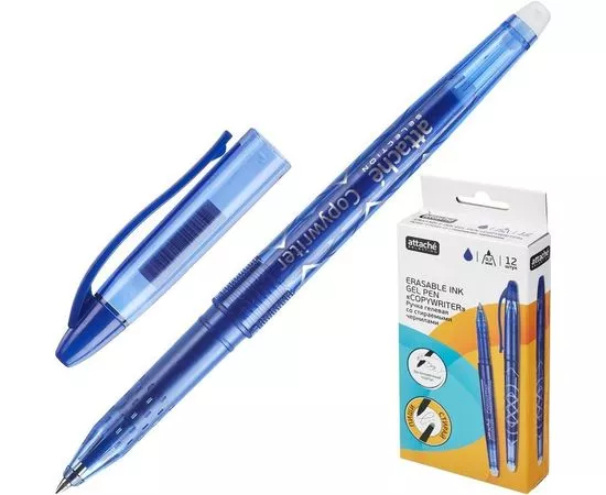 702119 - Ручка гелевая Attache Selection стираемая, синий, EGP1601 737241 (1)