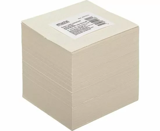 702162 - Блок д/записей Attache ЭКОНОМ запасной 9х9х9 белый Т 857011 (1)