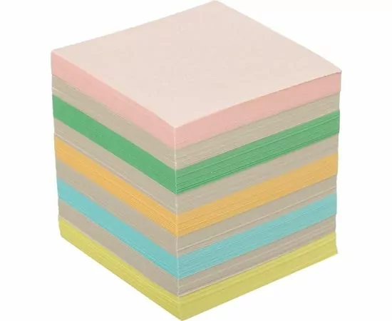 702163 - Блок д/записей Attache ЭКОНОМ запасной 9х9х9 цветной Т 857017 (1)