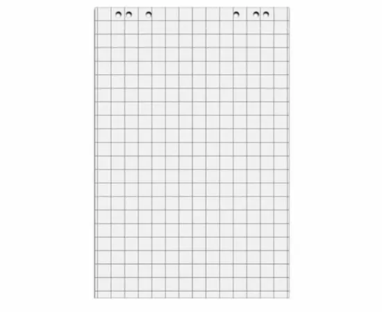 702526 - Бумага для флипчартов Блок клетка 67,5х98 20 лист. 5 бл/уп 80гр. 764588 (1)