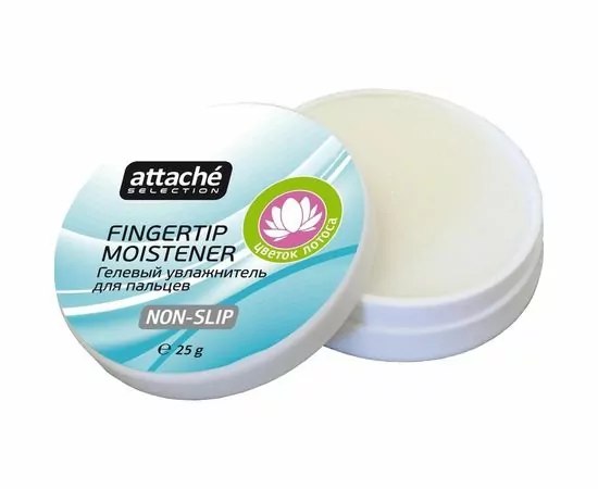 702549 - Подушка для смачивания пальцев гелевая Attache Selection Цветок Лотоса, 25г 554618 (1)