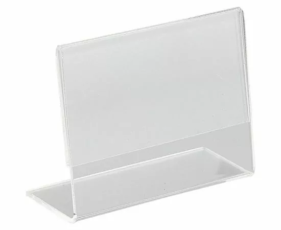 702590 - Ценникодержатель настольный для ценника 70х50 мм, настольный, акрил 425329 (1)