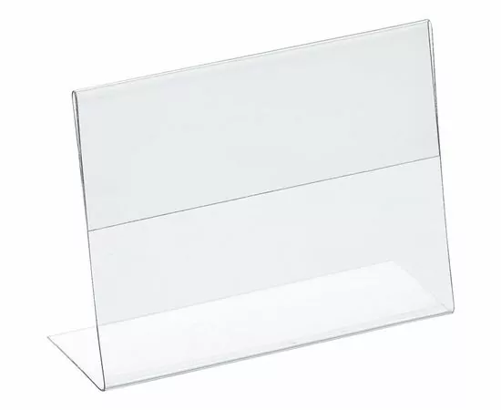 702592 - Ценникодержатель настольный для ценника 80х60, ПЭТ, 20 шт./уп. 416137 (1)