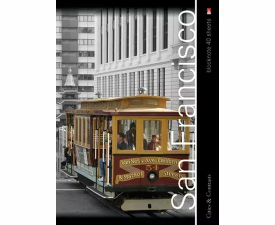 752947 - Блокнот ГОРОДА А6 40л на гребне в ассорт 3-40-081 Д 389632 (1)