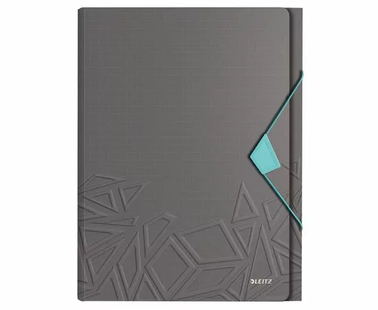 753482 - Папка органайзер Папка для проектов Leitz UrbanChic 39970089 темно-серый 673233 (1)