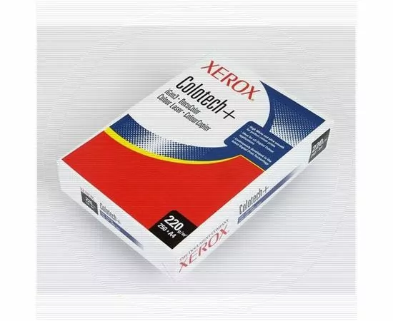 47019 - Бумага для полноцв.лазер.печ. XEROX COLOTECH PLUS (А4,220г,99%) 250л/пач. 26162 (1)