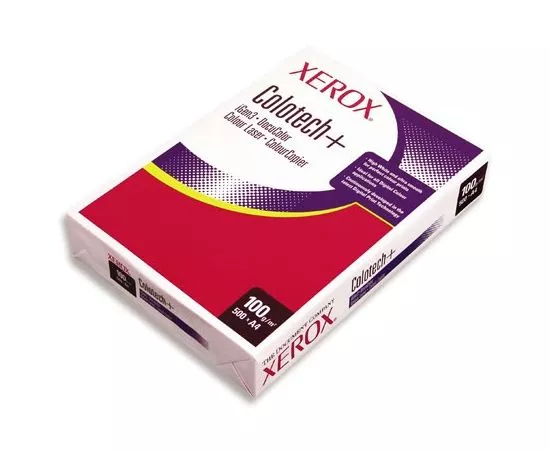 48743 - Бумага для полноцв.лазер.печ. XEROX COLOTECH PLUS (А4,100г,99%) 500л/пач. 35478 (1)