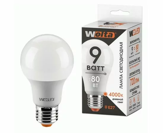 731405 - Wolta LX лампа св/д ЛОН A60 E27 9W(720llm) 4000К 4K 112x61x61 30S60BL9E27 (1)