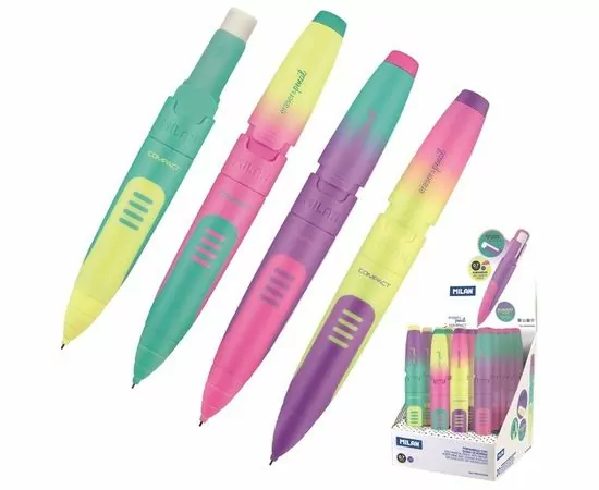 753763 - Карандаш механический MILAN COMPACT Sunset, 0,7мм, корп. в асс.,18502920SN 1096217 (1)