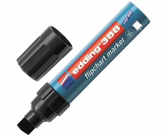 753935 - Маркер по бумаге (флипчарт) EDDING E-388/001 чёрный 4-12 мм 719687 (1)
