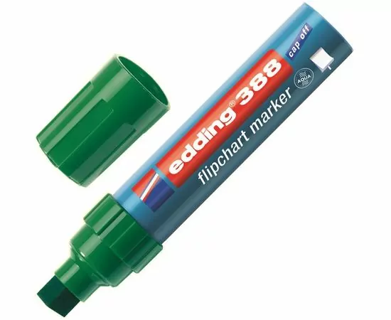 753938 - Маркер по бумаге (флипчарт) EDDING E-388/004 зелёный 4-12 мм 719690 (1)