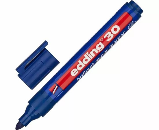 753993 - Маркер пигментный EDDING E-30/003 синий 1,5-3 мм  круг. наконечник 719308 (1)