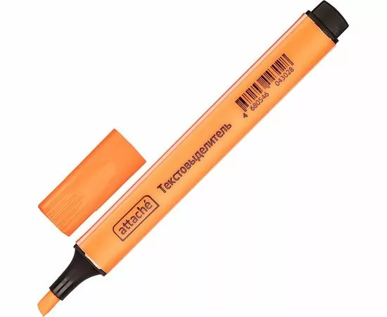 754021 - Маркер выделитель текста ATTACHE оранжевый 1-4 мм треугольный 968797 (1)