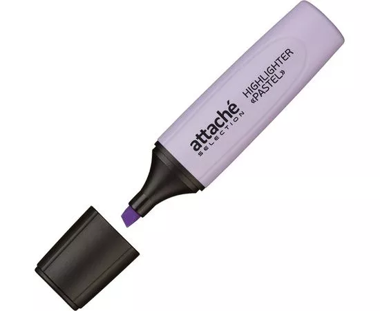 754044 - Маркер выделитель текста Attache Selection Pastel 1-5 мм фиолетовый 958591 (1)