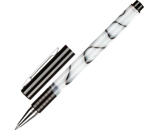 754118 - Ручка гелевая Attache Selection, корп.серый с выдел.под камень, син., неавт 1081758 (1)