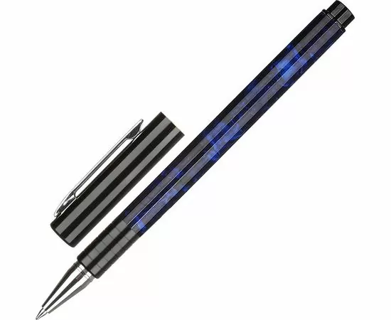 754119 - Ручка гелевая Attache Selection, корп.синий с выдел.под камень, син., неавт 1081759 (1)