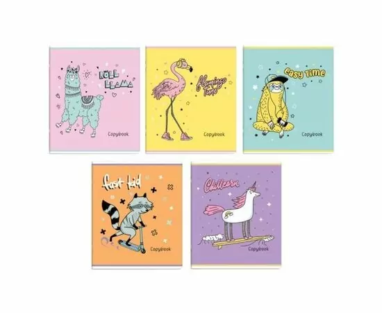 755328 - Тетрадь общая А5,48л,клетка,скрепка,обл.выб.твин ЧУДЕСНИКИ  51951 в ассор 1159135 (1)