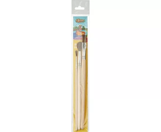 755907 - Кисть №1School Шустрики пони набор:№2К,5К,8П 1039687 (1)
